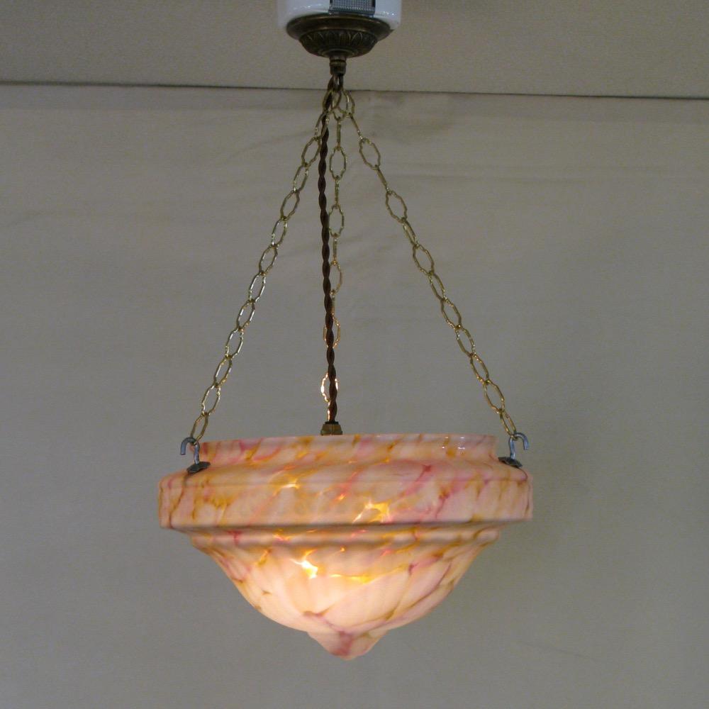 イギリス アンティーク ランプボウルの画像