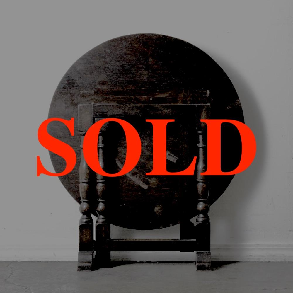 イギリス アンティーク ティルトトップ サイドテーブルの画像