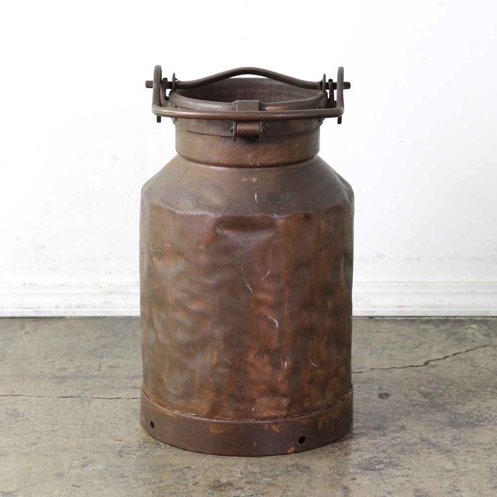 イギリス アンティーク コッパー ミルク缶の画像