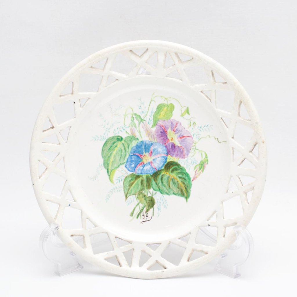 イギリス アンティーク デザートプレートの画像