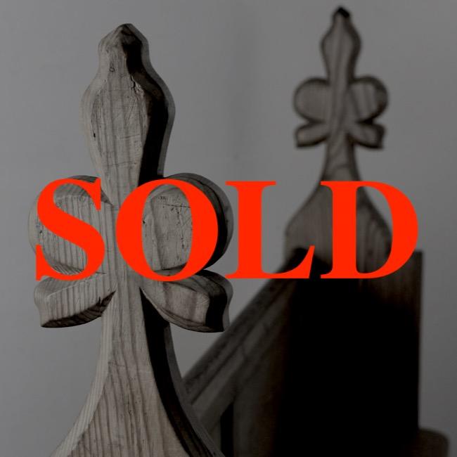 イギリス アンティーク チャーチベンチの画像