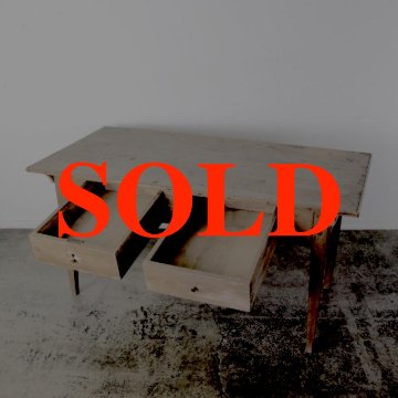 イギリス アンティーク オールドパイン キッチンテーブルの画像