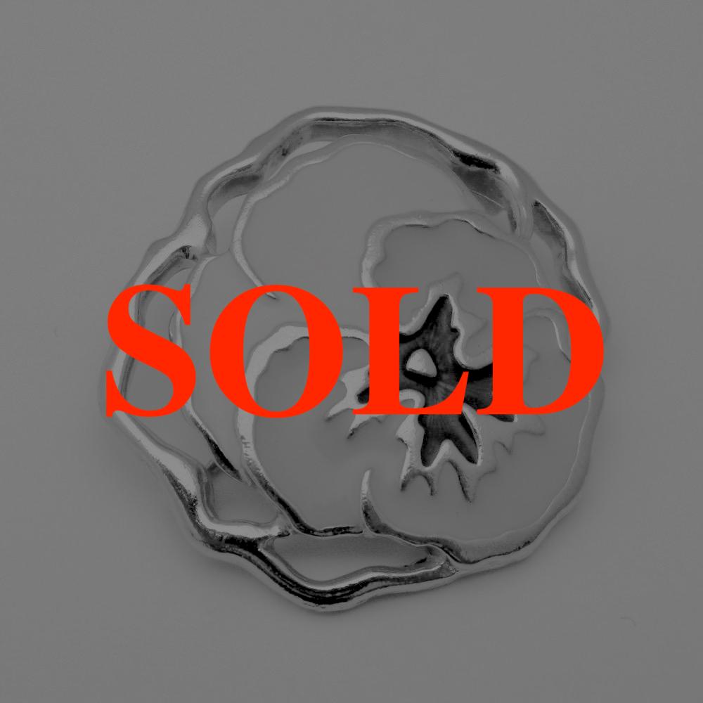 AVON パンジー ブローチの画像