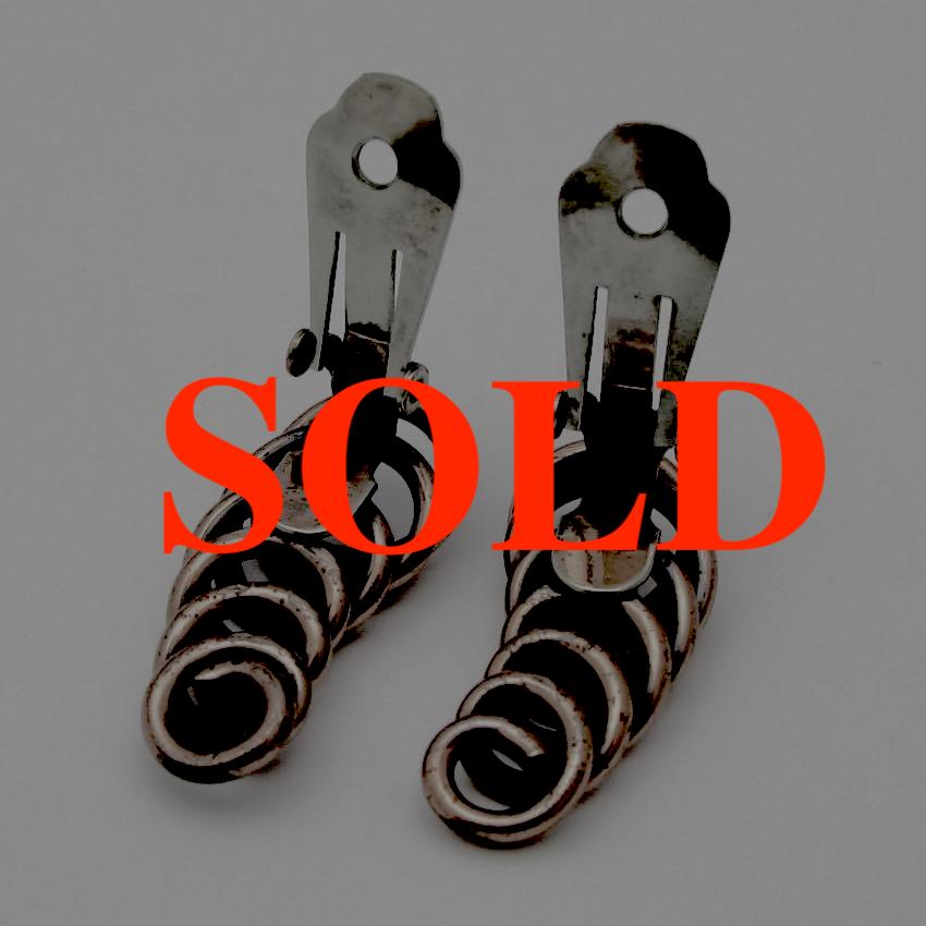 ヴィンテージ Renoir コパー イヤリングの画像