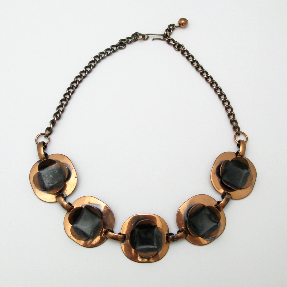 ヴィンテージ コパー ネックレスの画像