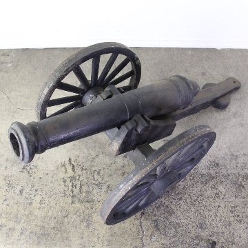 イギリス ヴィンテージ アイアン カノン砲画像
