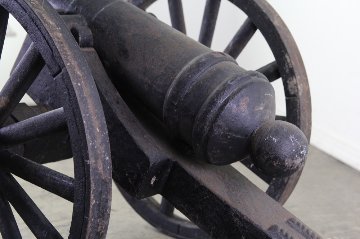 イギリス ヴィンテージ アイアン カノン砲画像