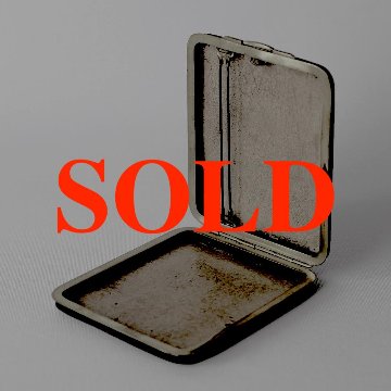 イギリス ヴィンテージ レザー シガレットケースの画像