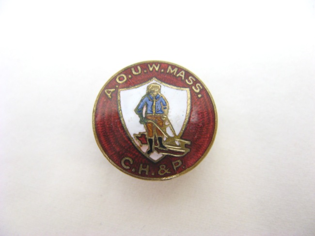 アメリカ アンティーク ラペル飾りボタンの画像