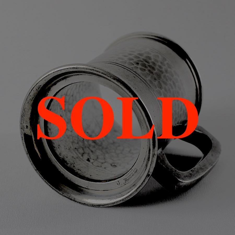 イギリス ヴィンテージ ピューター タンカードの画像