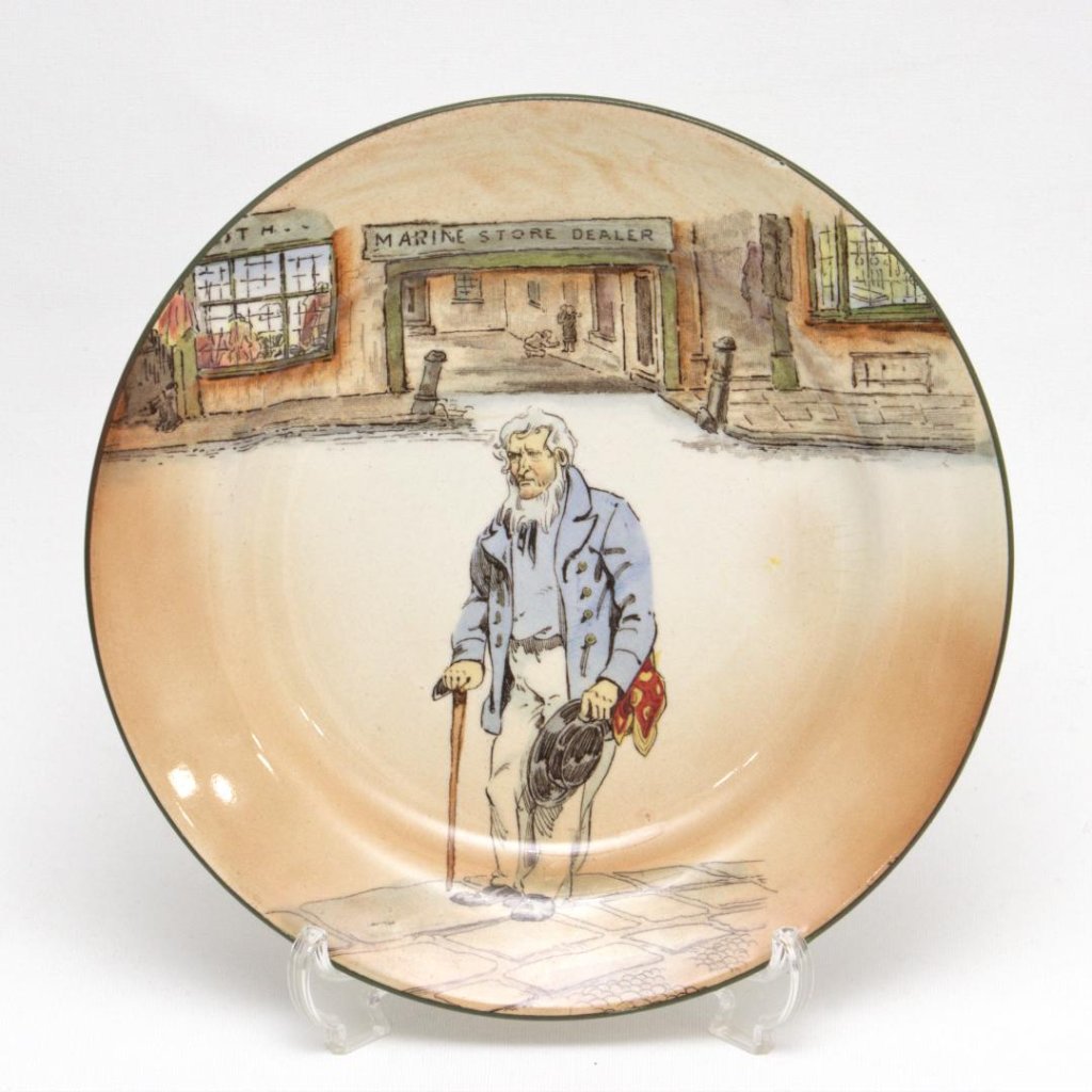 イギリス ROYAL DOULTON ディケンズ･ウェア コレクターズプレートの画像