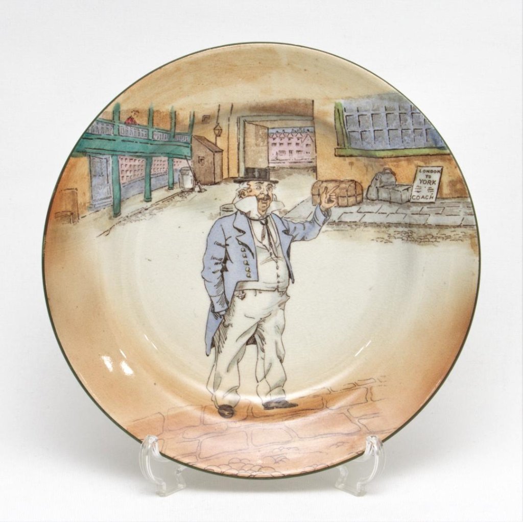 イギリス ROYAL DOULTON ディケンズ･ウェア コレクターズプレートの画像
