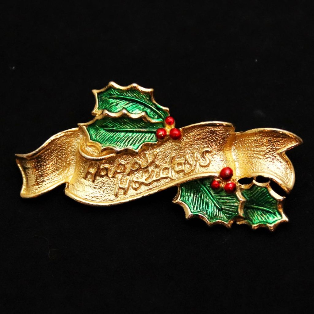 ヴィンテージ Gerry's クリスマスブローチの画像