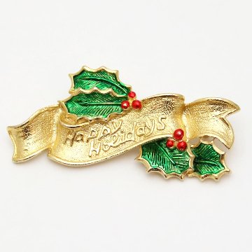 ヴィンテージ Gerry's クリスマスブローチの画像