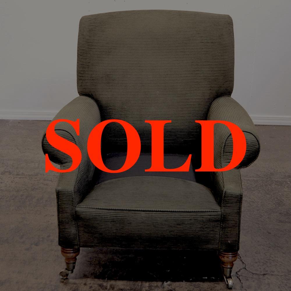 イギリス ヴィンテージ イージーチェアの画像