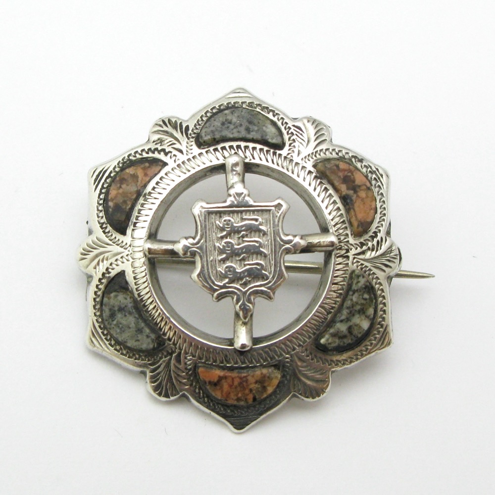 アンティーク スコティッシュ シルバーブローチ の画像