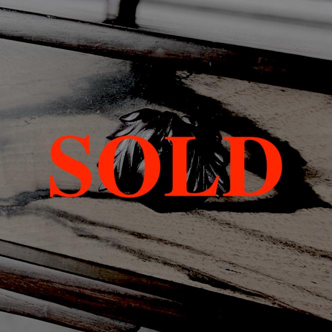 昭和初期 日本製 黒柿 違い棚の画像