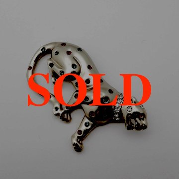 ヴィンテージ Leo Pard／豹のブローチの画像
