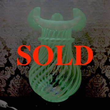 アメリカ アンティーク フェントン テーブルランプの画像