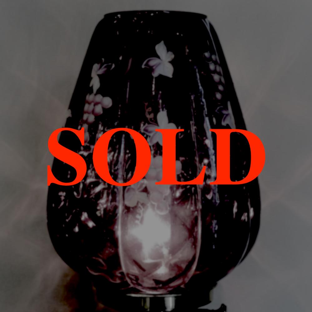 アメリカ ヴィンテージ フェントン テーブルランプの画像