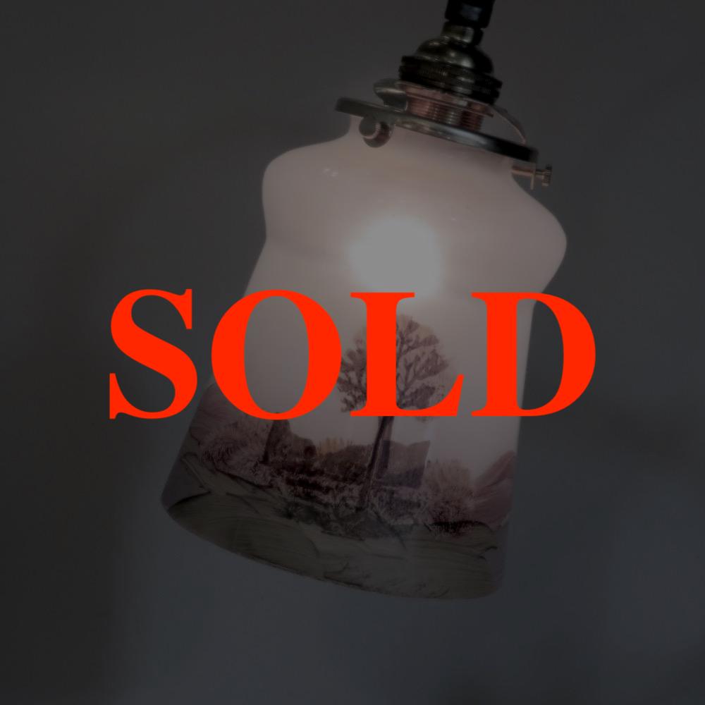 フランス アンティーク テーブルランプの画像