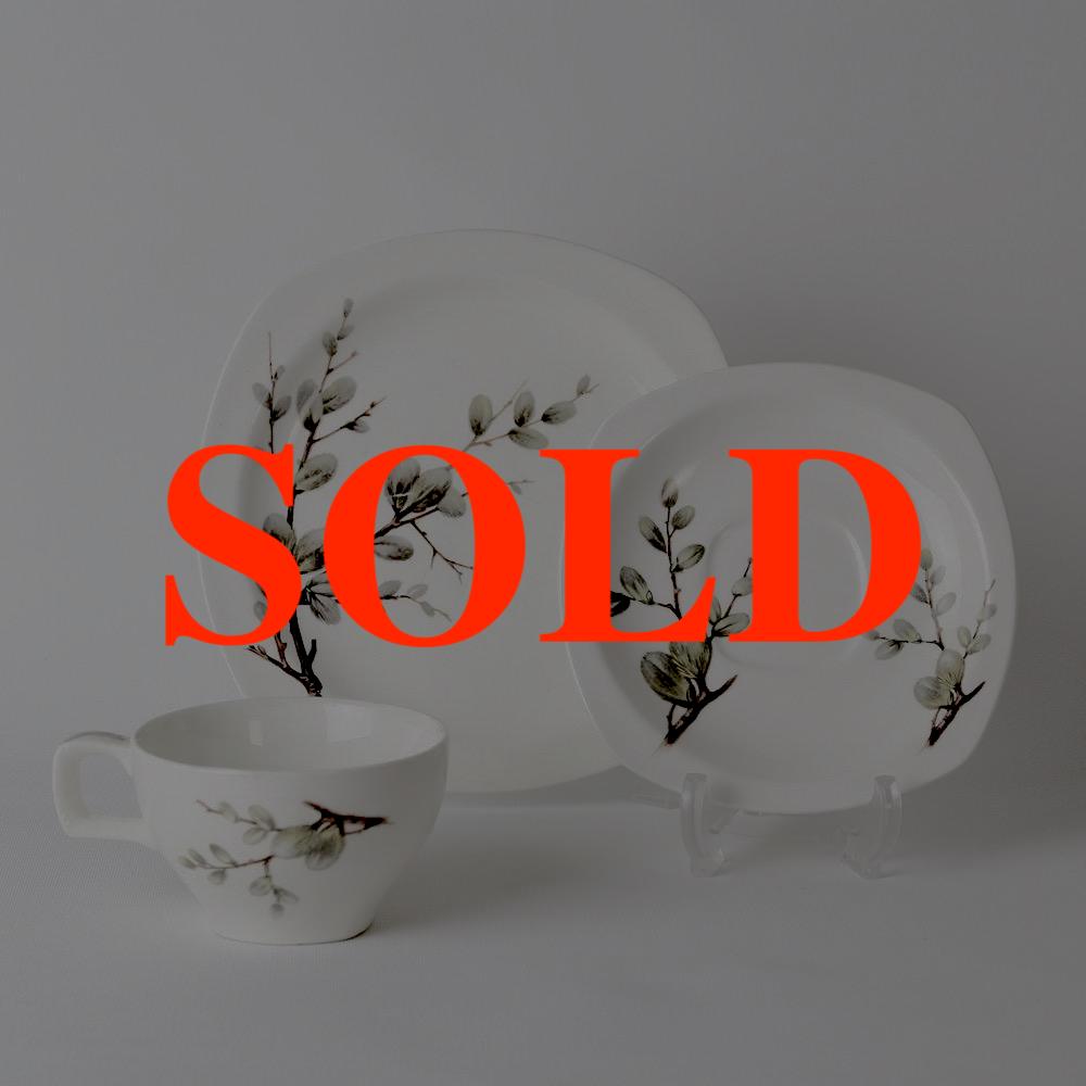 イギリス ヴィンテージ MID WINTER  デミタストリオの画像