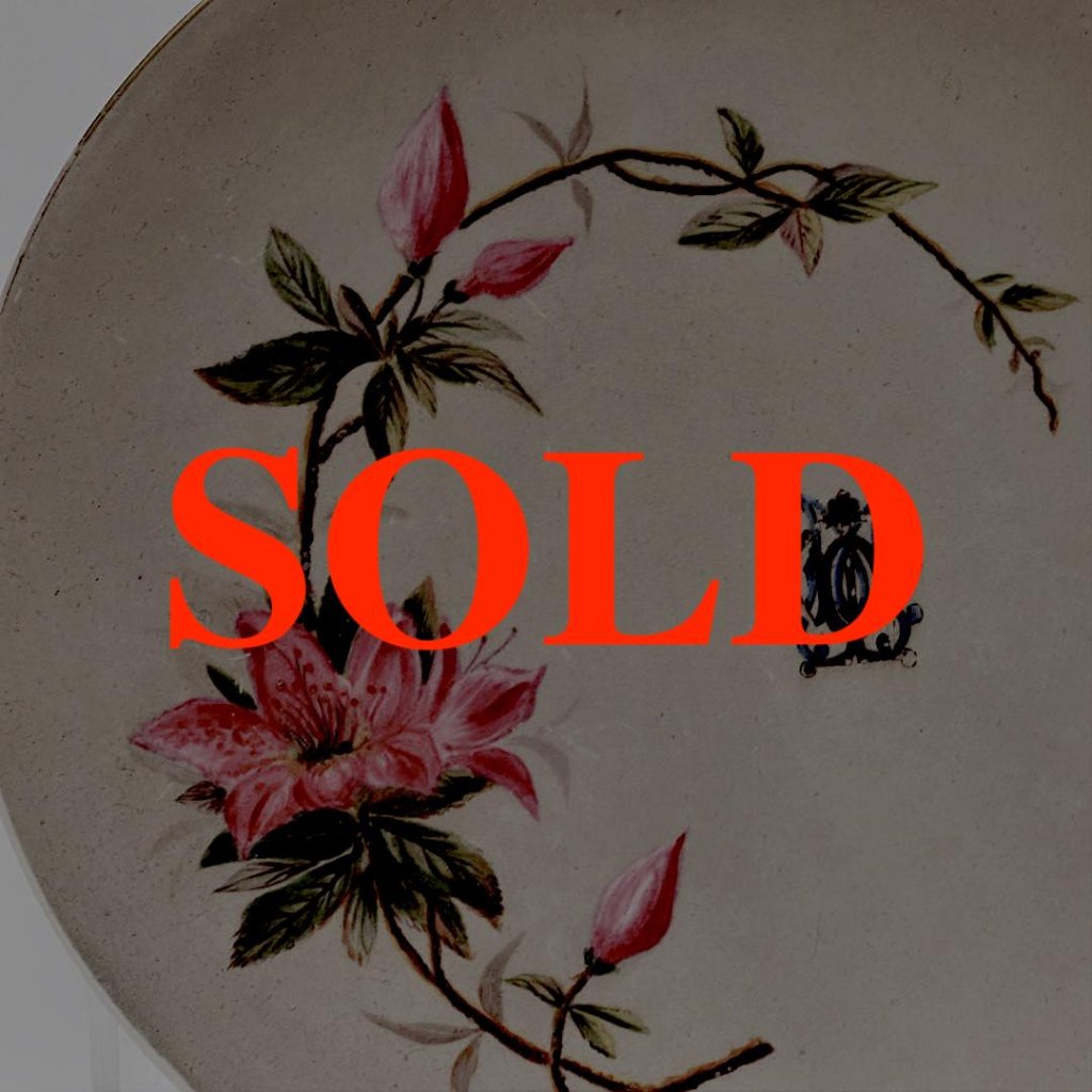 イギリス ヴィクトリアン ハンドペイント プレートの画像