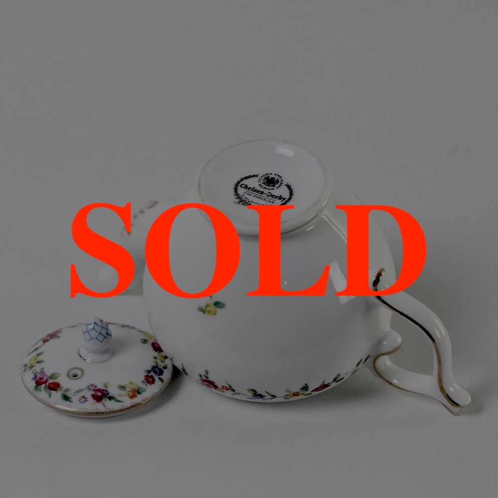 FRANKLIN MINT ミニチュアティーポット Chelsea Derbyの画像