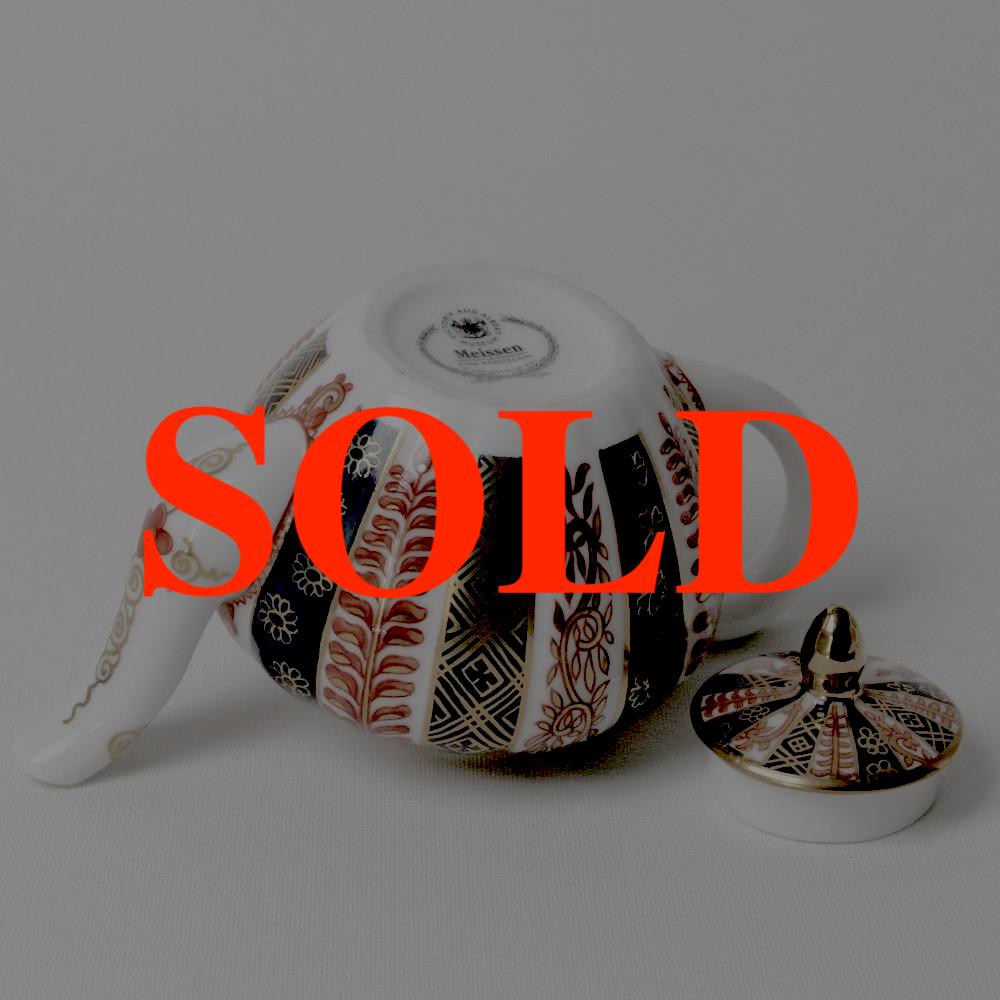 FRANKLIN MINT ミニチュアティーポット MEISSENの画像