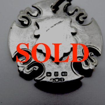 イギリス アンティーク シルバー フォブの画像