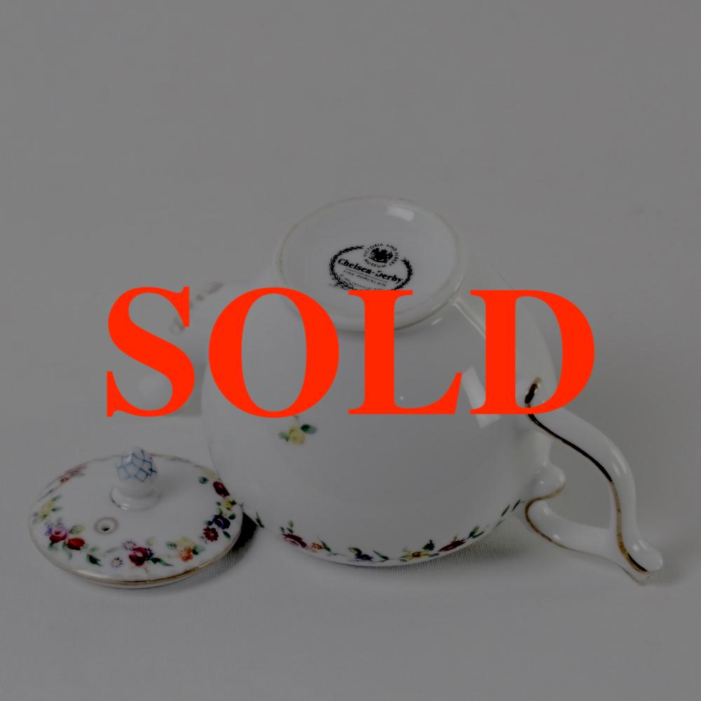 FRANKLIN MINT ミニチュアティーポット Chelsea Derbyの画像