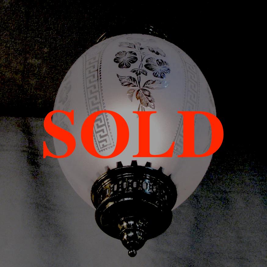 フランス アンティーク バカラ/BACCARAT ランタンの画像