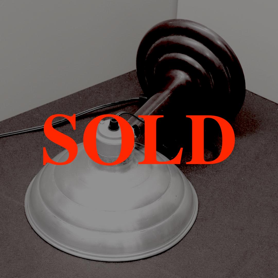 東ドイツ アルミニウム&ベークライト スポット/テーブルランプの画像