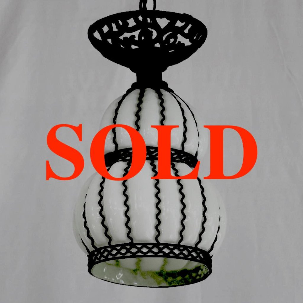 イタリア ムラーノ 型吹きガラス プラフォニエの画像