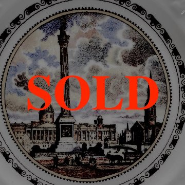 COALPORT 1983年 クリスマスプレートの画像