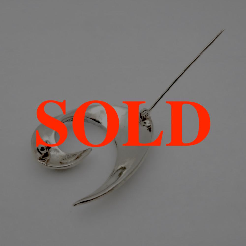 WEISS ラインストーン ブローチの画像