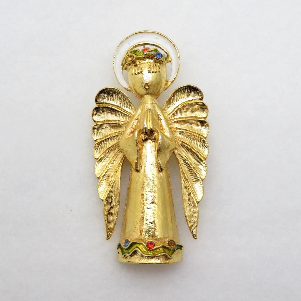 ART クリスマス 天使のブローチの画像