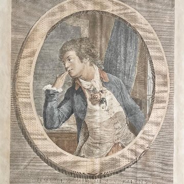 フランス 18-19世紀 アンティーク 腐食銅版画画像