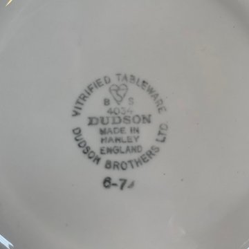 イギリス DUDSON コロネーション プレートの画像