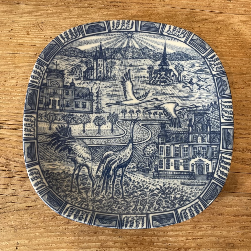 スウェーデン RORSTRAND クリスマスプレート 1979年の画像