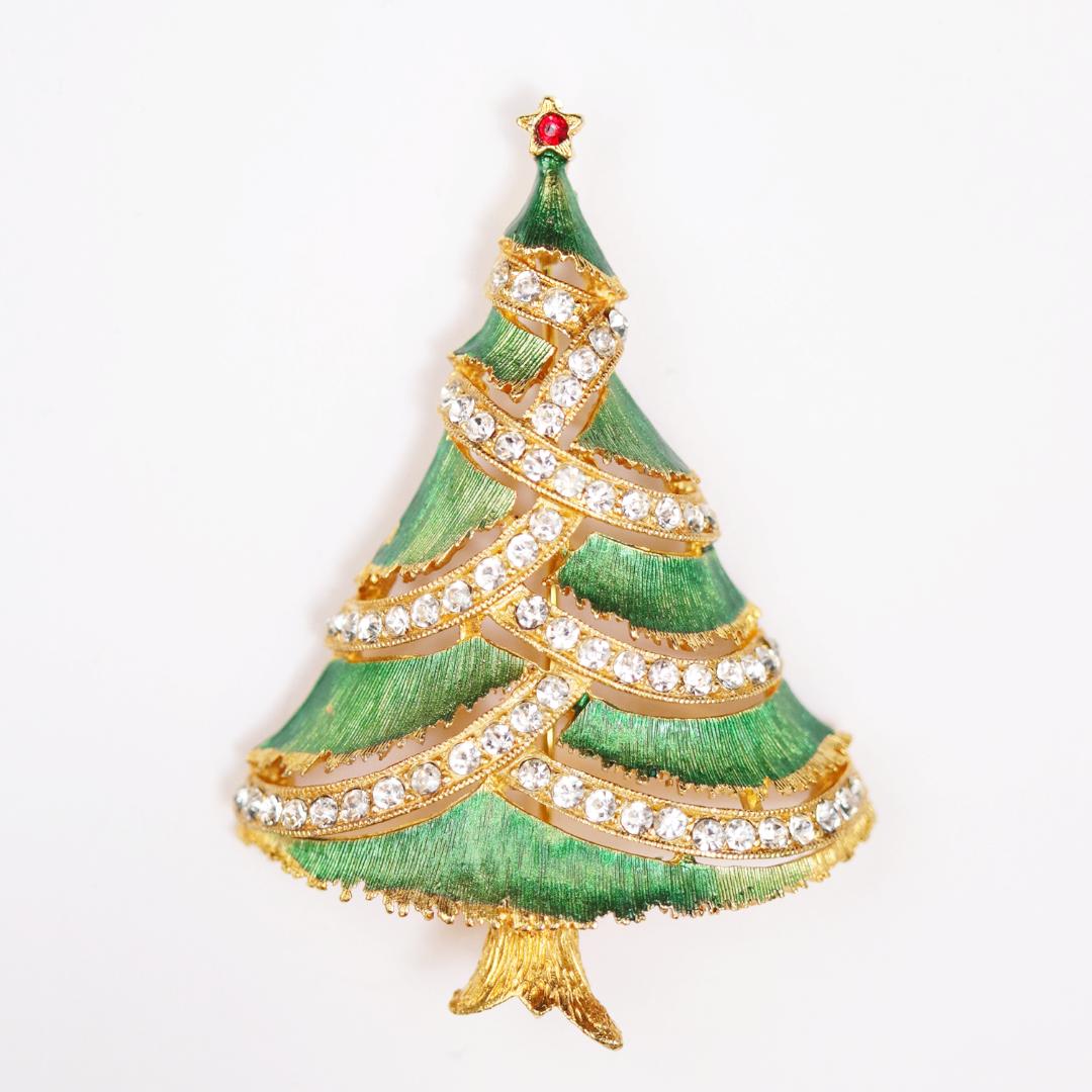 アメリカ J.J. クリスマスツリーブローチの画像