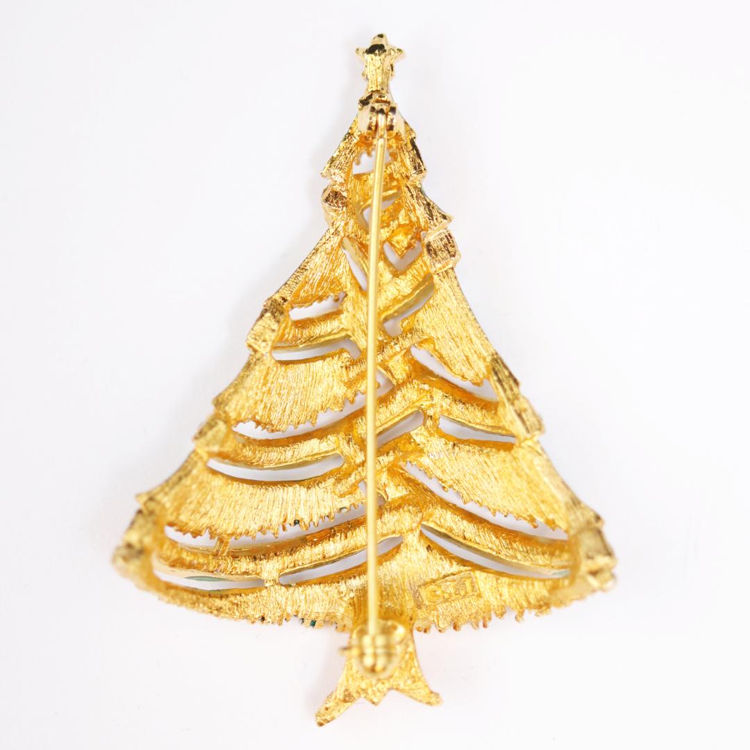 アメリカ J.J. クリスマスツリーブローチの画像