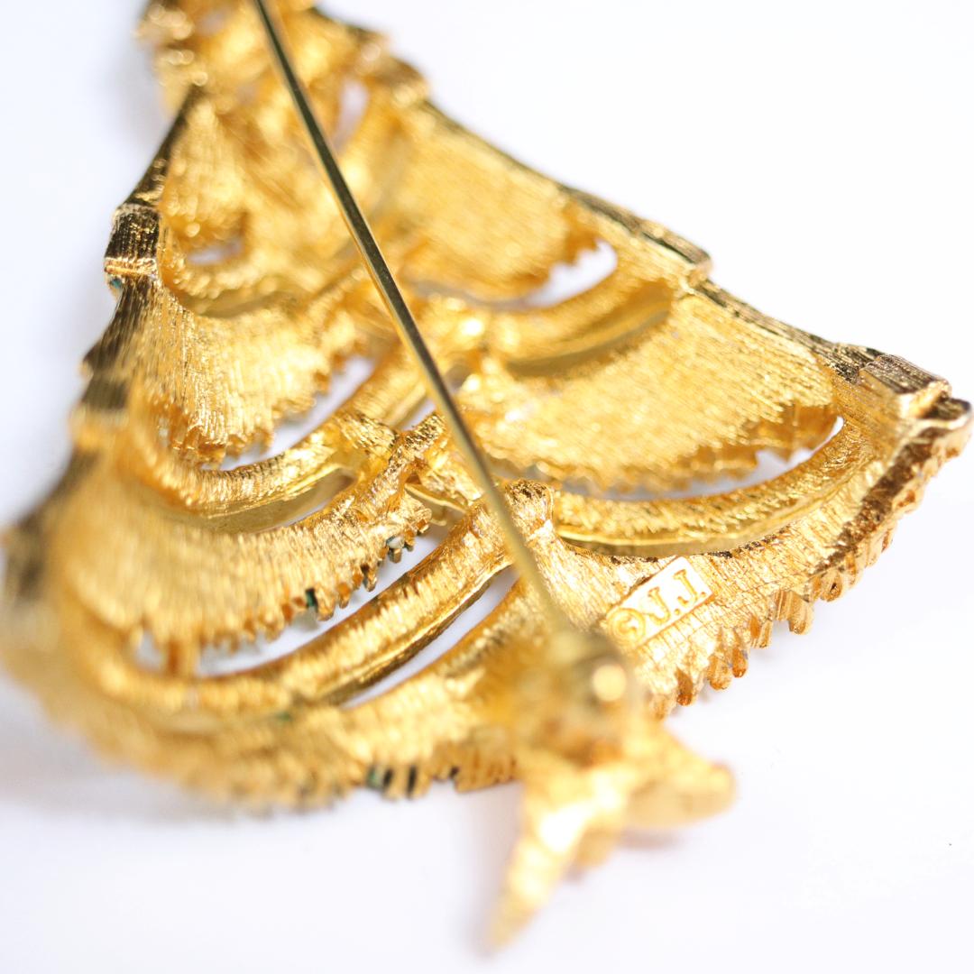 アメリカ J.J. クリスマスツリーブローチの画像