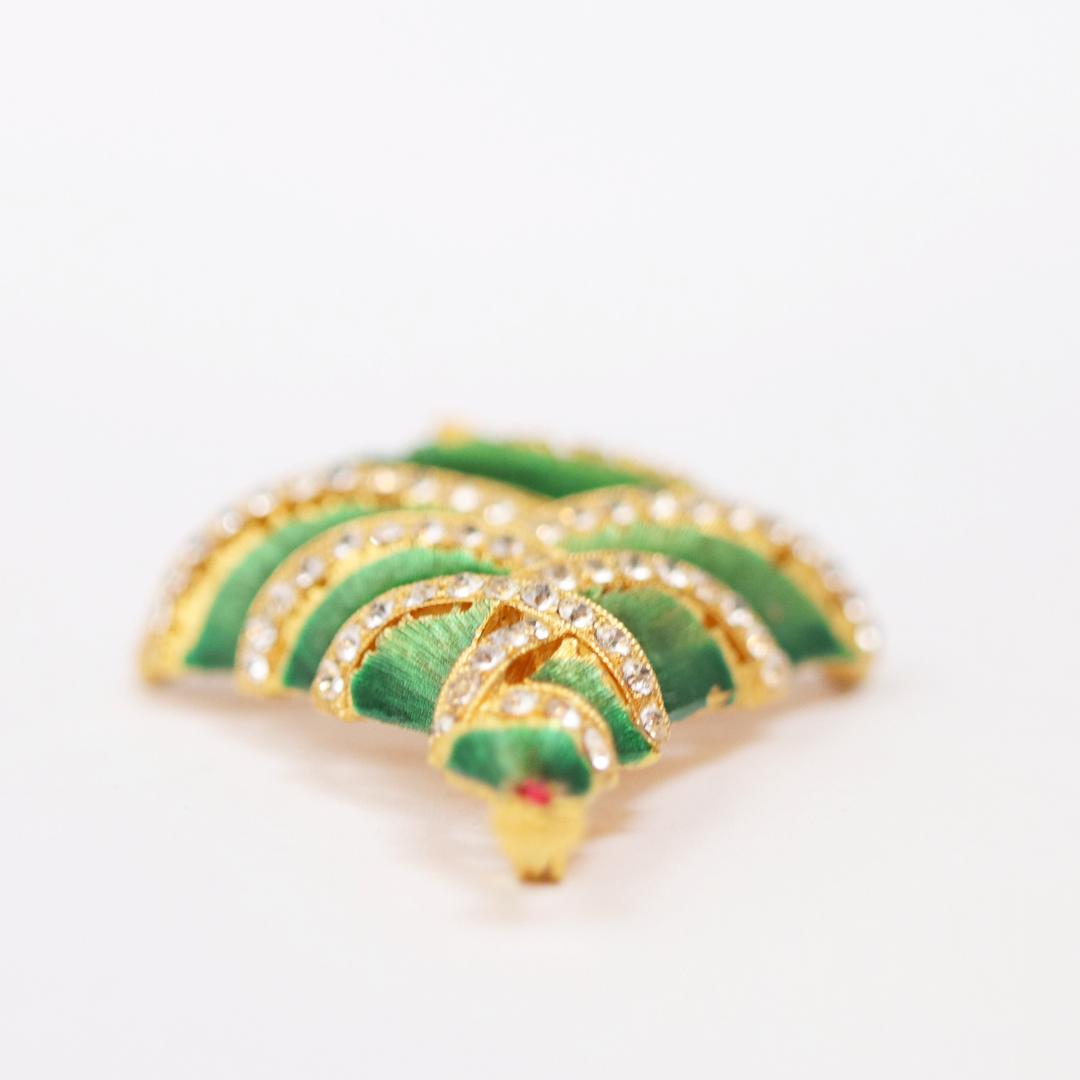 アメリカ J.J. クリスマスツリーブローチの画像