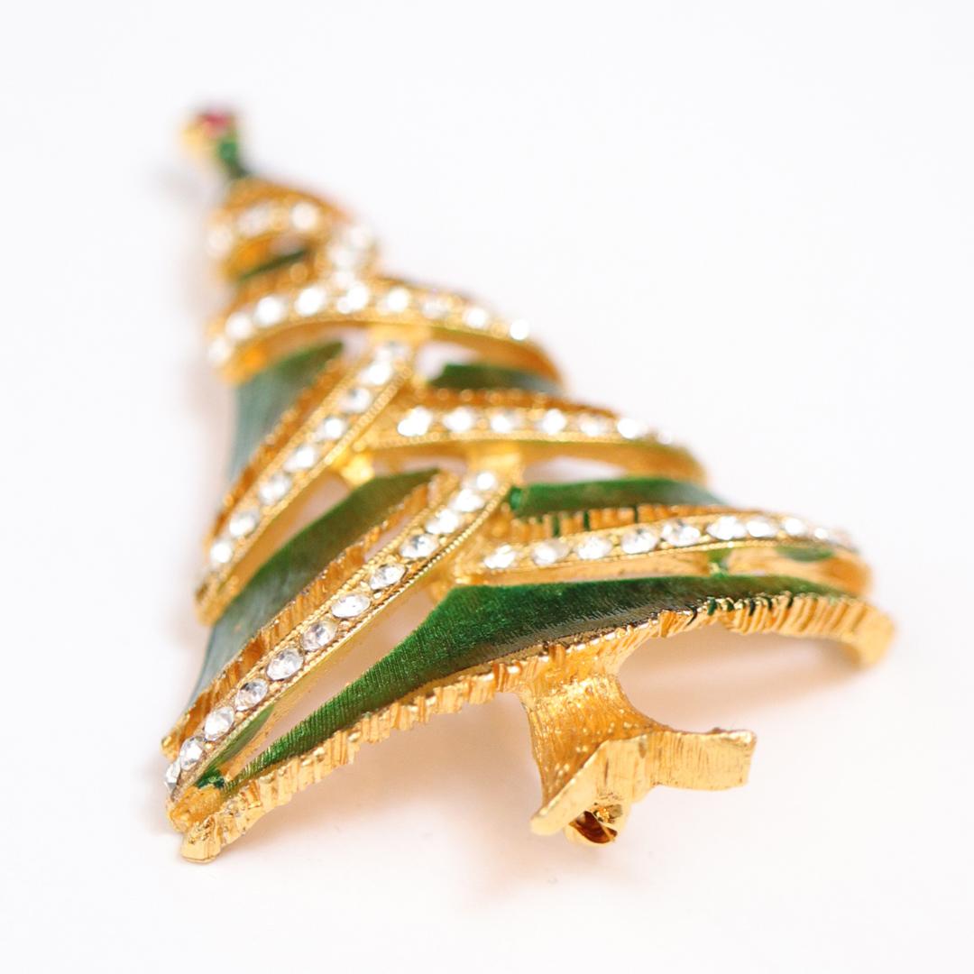 アメリカ J.J. クリスマスツリーブローチの画像
