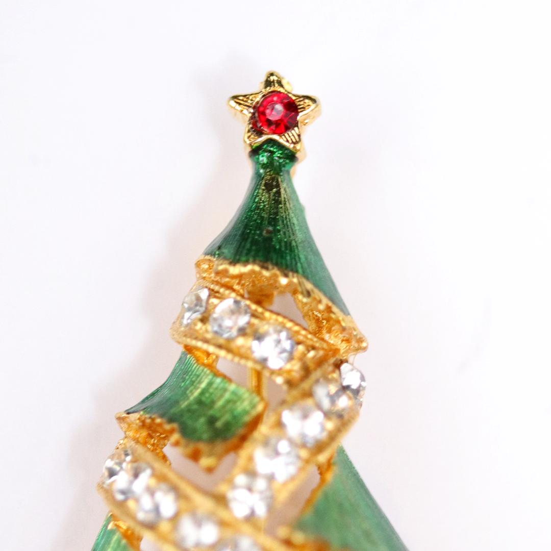 アメリカ J.J. クリスマスツリーブローチの画像