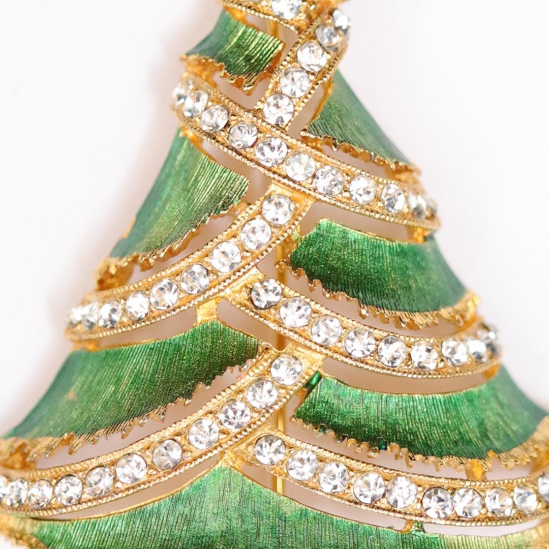 アメリカ J.J. クリスマスツリーブローチの画像