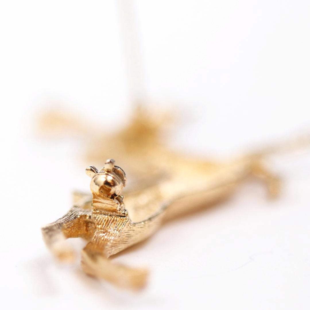 アメリカ Hedy トナカイ ブローチの画像