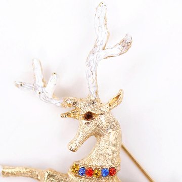 アメリカ Hedy トナカイ ブローチの画像