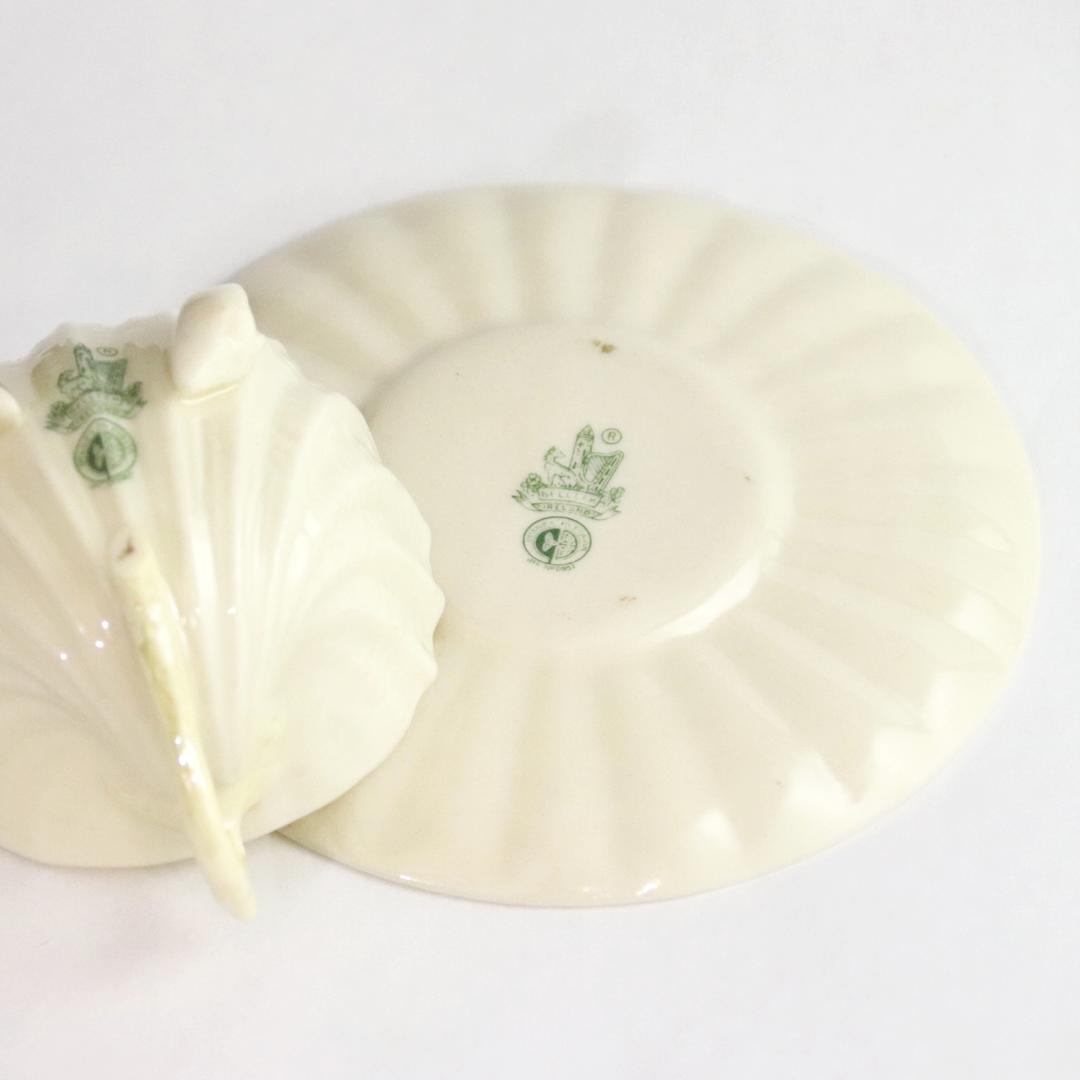 アイルランド Belleek "Neptune" デミタスカップ&ソーサーの画像